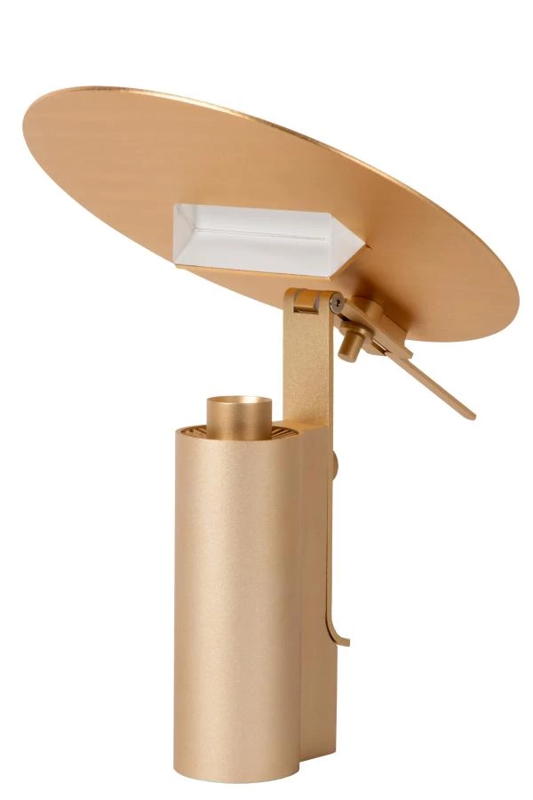 Lucide Premium FITS - Table lamp - Ø 20 cm - LED - 1x7W 3000K - Matt Gold / Brass - turned off